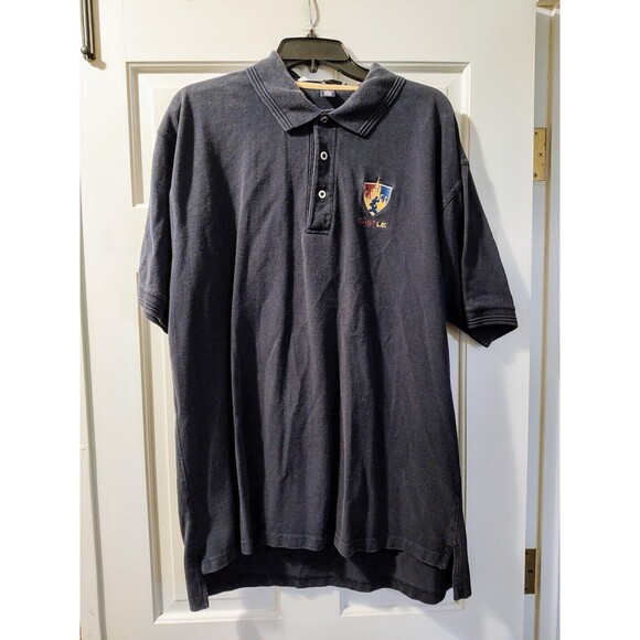 A Cast Exclusive Collection Walt Disney Gray Black Polo Castle Embroidered XL Sz - Picture 12 of 14